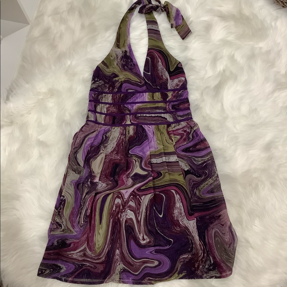 MARCIANO DRESS purple tie dye🦄